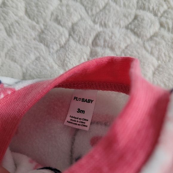 Baby blanket sleepers 3 months footies reindeer bears zebra - Picture 7 of 8